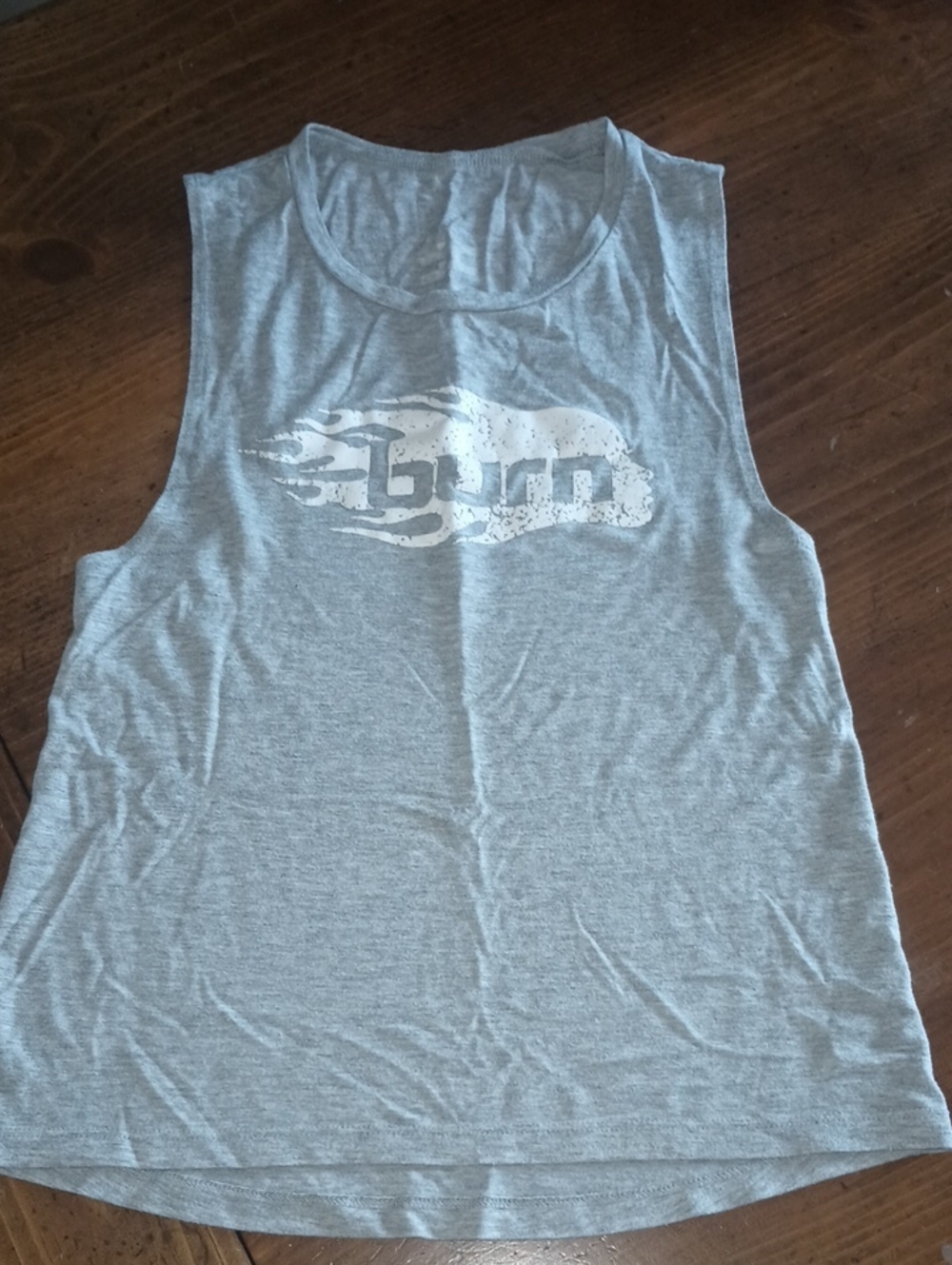 Burn Grey Muscle Tee - Women's Sleeveless Tank
